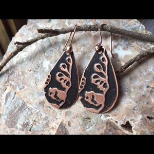 Handmade Copper Earrings